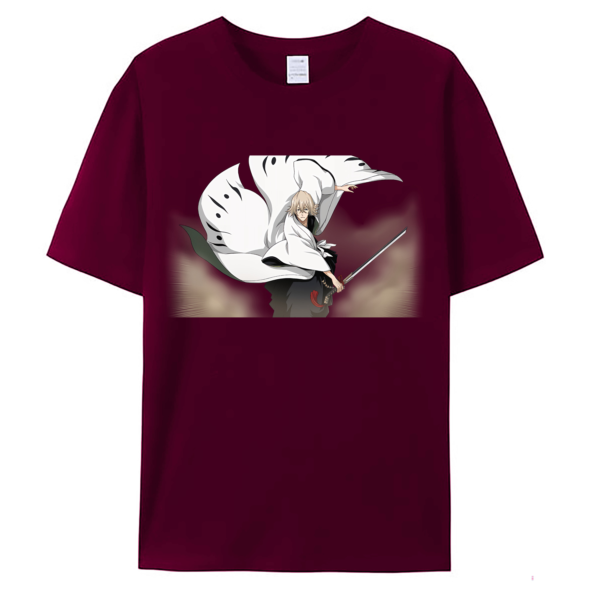 （画像用） "ブリーチ 浦原 喜助（うらはら きすけ） BLEACH Urahara Kisuke " レディースカジュアルプリントTシャツ（綿100％）